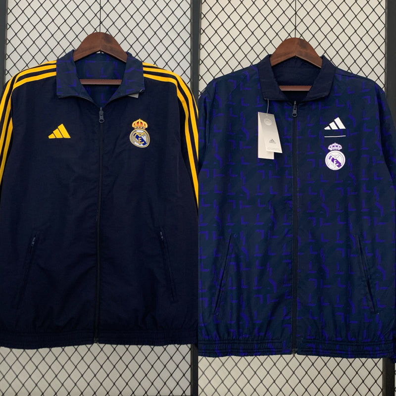 Agasalho Real Madrid impermeável reversível