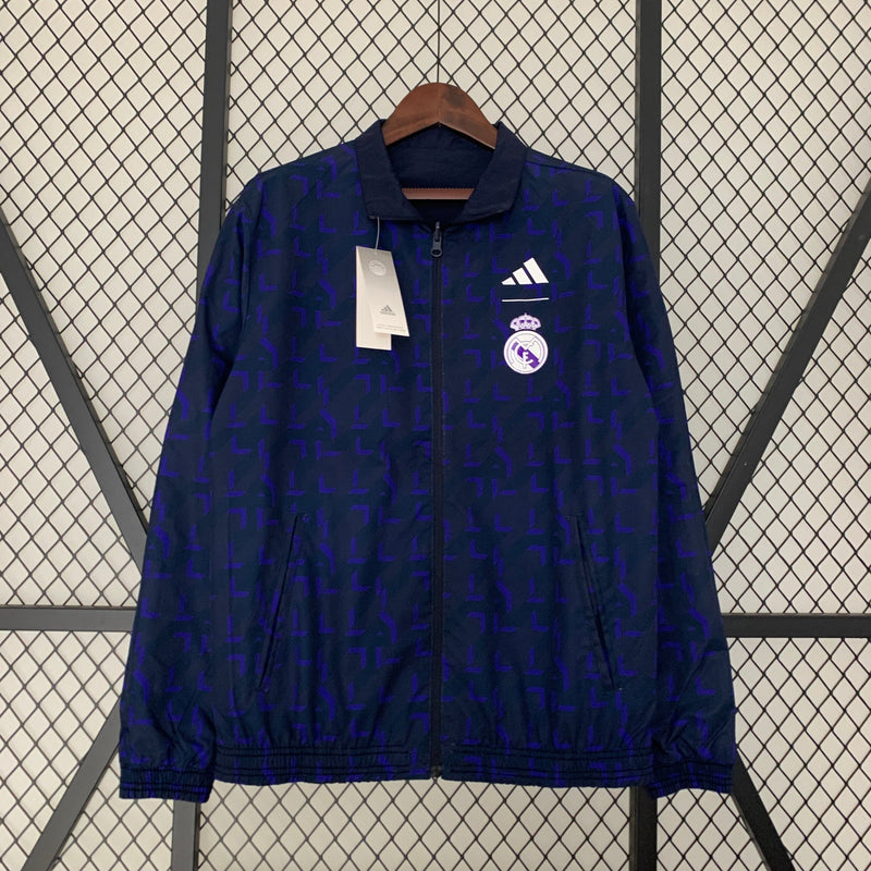 Agasalho Real Madrid impermeável reversível