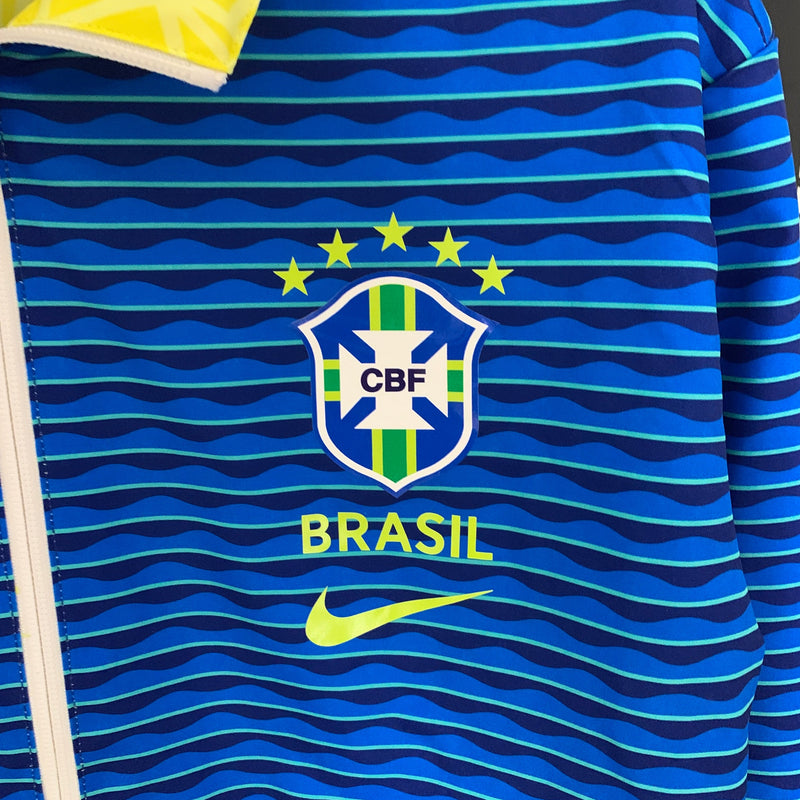 Agasalho Brasil impermeável reversível
