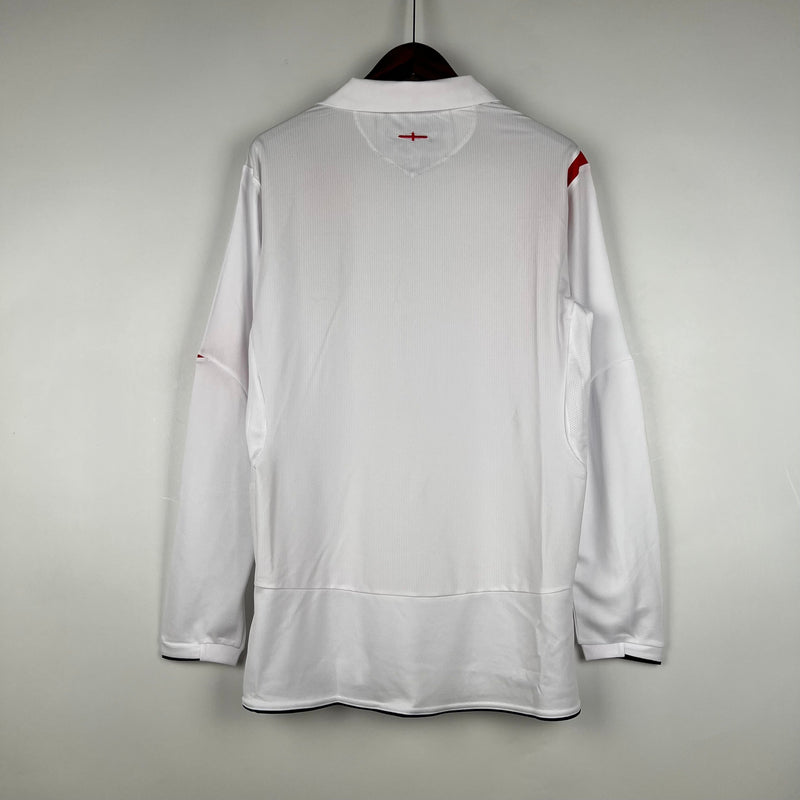 Camisa Inglaterra manga longa Retrô 2006